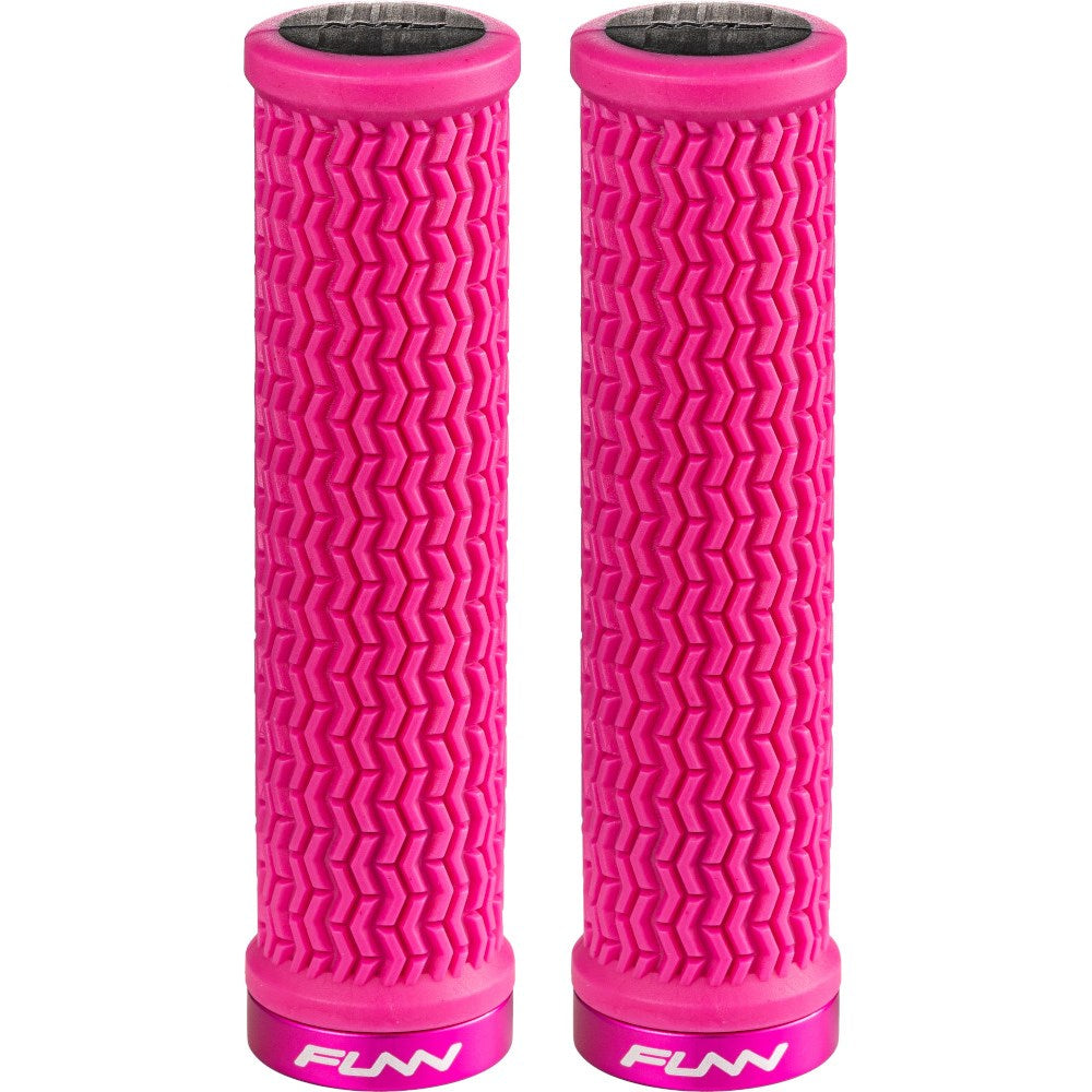 FUNN Grips - Holeshot - One Sided Lock - Tripple Fin - 30.5mm - Pink