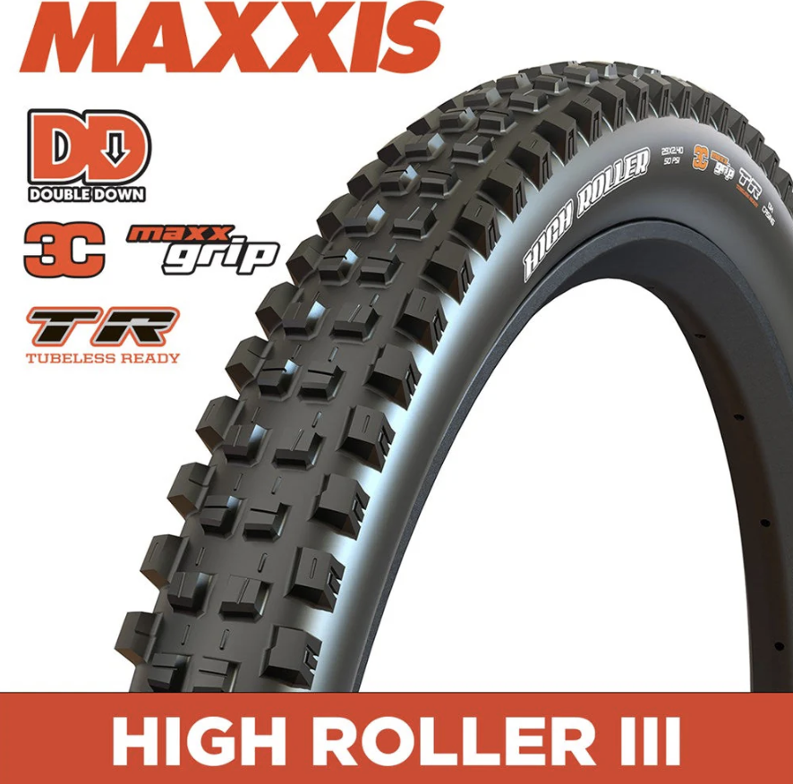 Maxxis High Roller III - 29 x 2.40 Folding 2x 120 TPI - DD 3C MaxxGrip TR