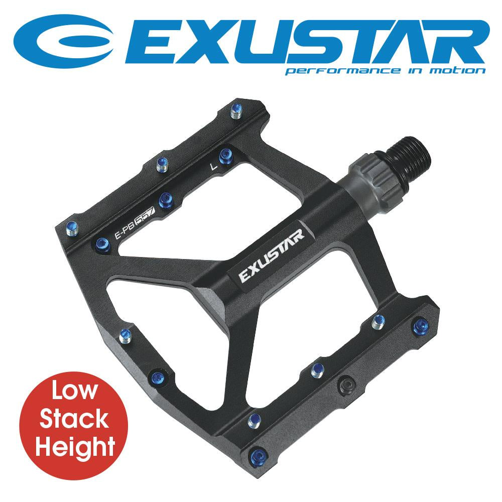 EXUSTAR FLAT PEDAL PB557 BLK