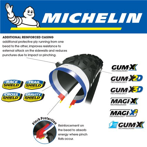 Michelin Wild Enduro Front Gum-X3D - 27.5"x2.4"