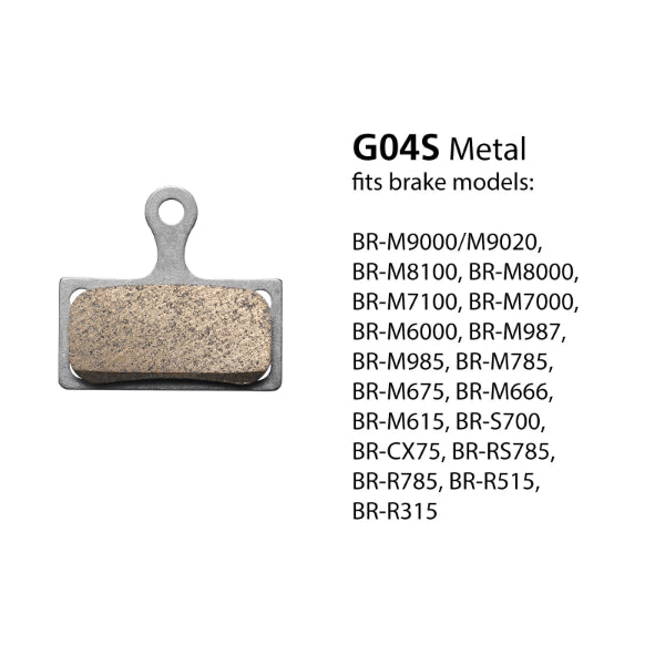 Shimano M8000 Metal Pads G04S