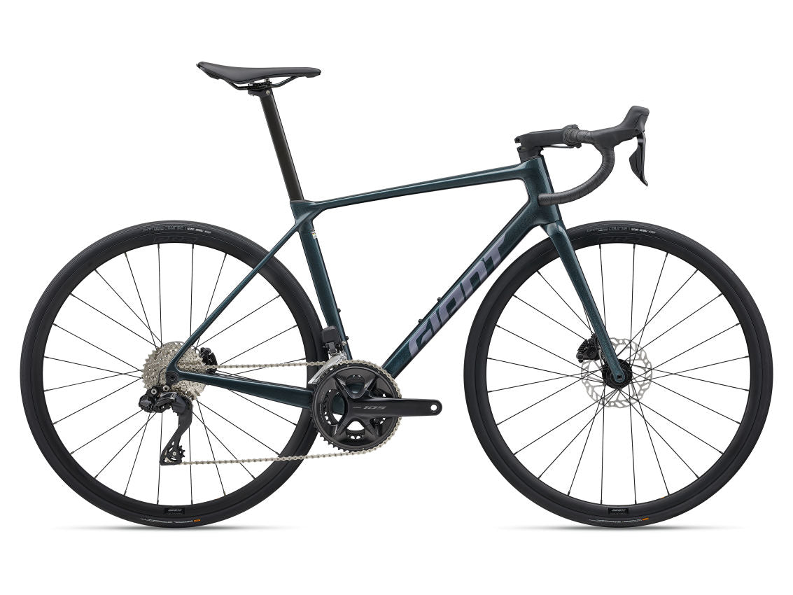 2025 Giant TCR Advanced 1 Pro Compact - Asphalt Green