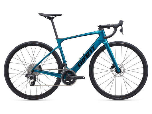 2025 Giant Defy Advanced E+ Elite 2 - Sea Sparkle