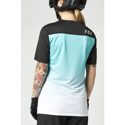 Fox Flexair SS Womans Jersey - Teal