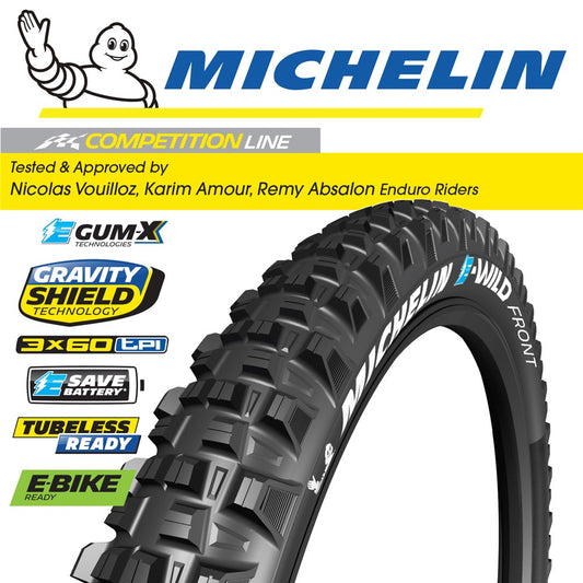 Michelin E-Wild Front Tyre - 27.5"x2.6"