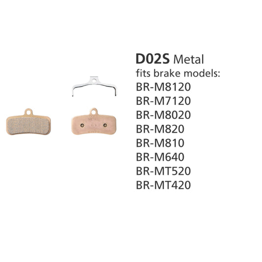 Shimano BR-M810 Metal Pads and Spring D02S